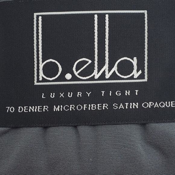 Luxury Grey Sheer to Waist Tights MEDIUM B.ella 70 Denier Italian Microfiber NWT - Picture 6 of 6